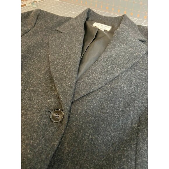 Pendleton Women's Skirt Suite 100% Virgin Wool Gray Skirt & Blazer Sz. 14 B45#2 - Picture 3 of 4